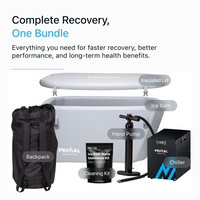 Primal Health Cold Plunge System - Includes IceFlow Chiller + Accessories Kit