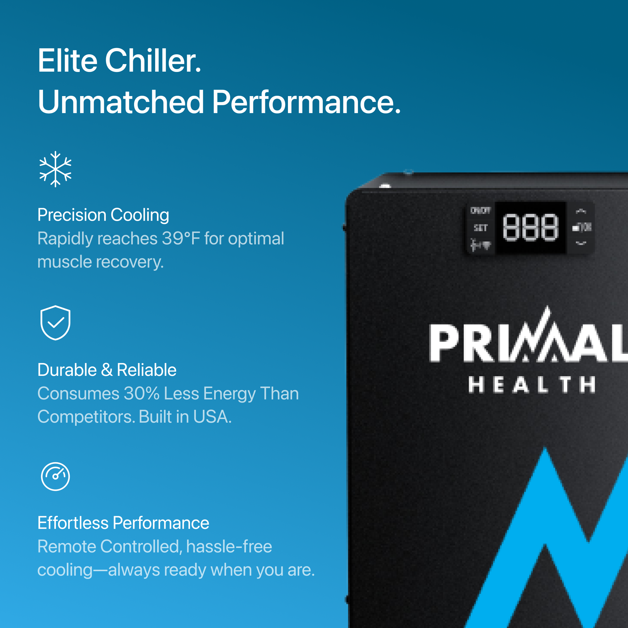 Primal Health Cold Plunge System - Includes IceFlow Chiller + Accessories Kit